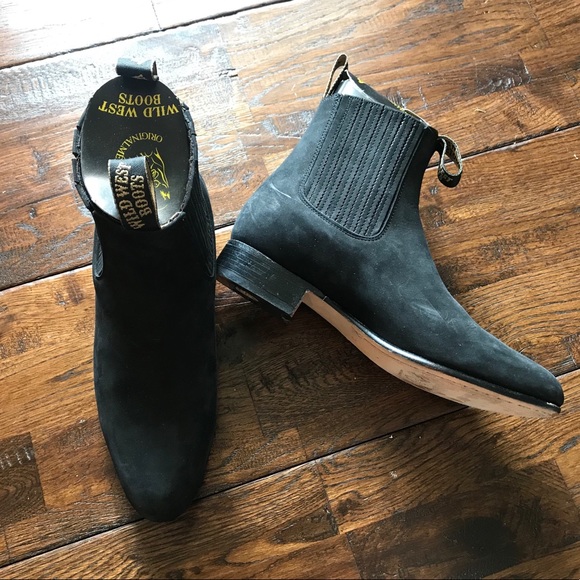 Wild West Charro Short Boots - Picture 1 of 4